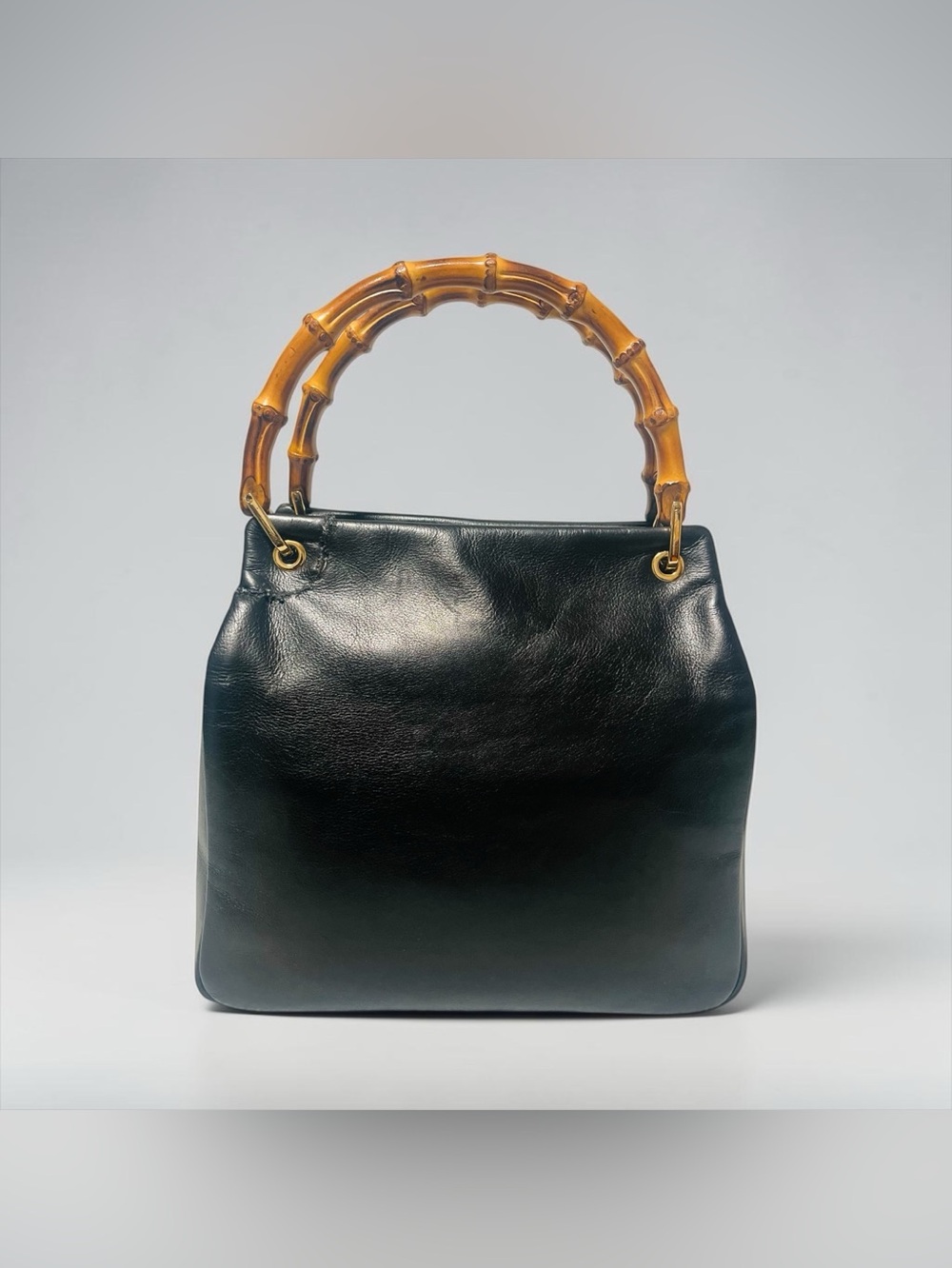 Gucci Bamboo Vintage leather Handbag - Picture 5 of 15